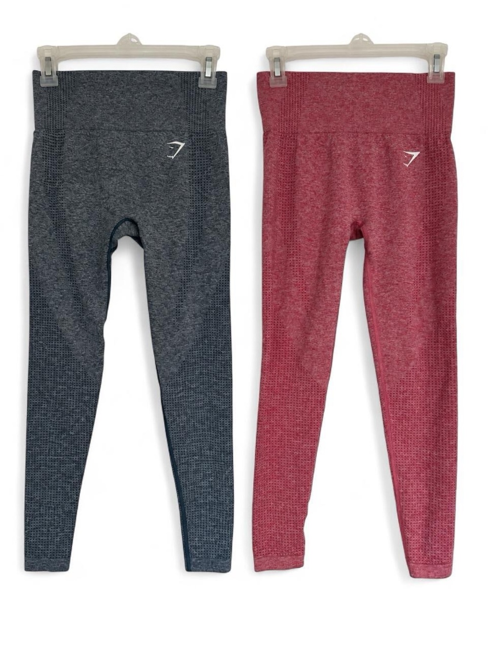 Gymshark Vital Seamless Leggings Bundle Size Small Grey Blue Pink Athletic Gym